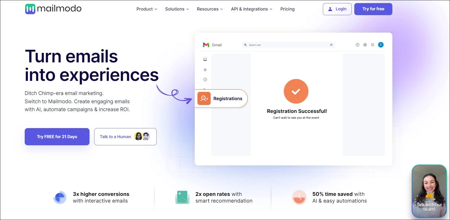 Mailmodo- Email marketing software