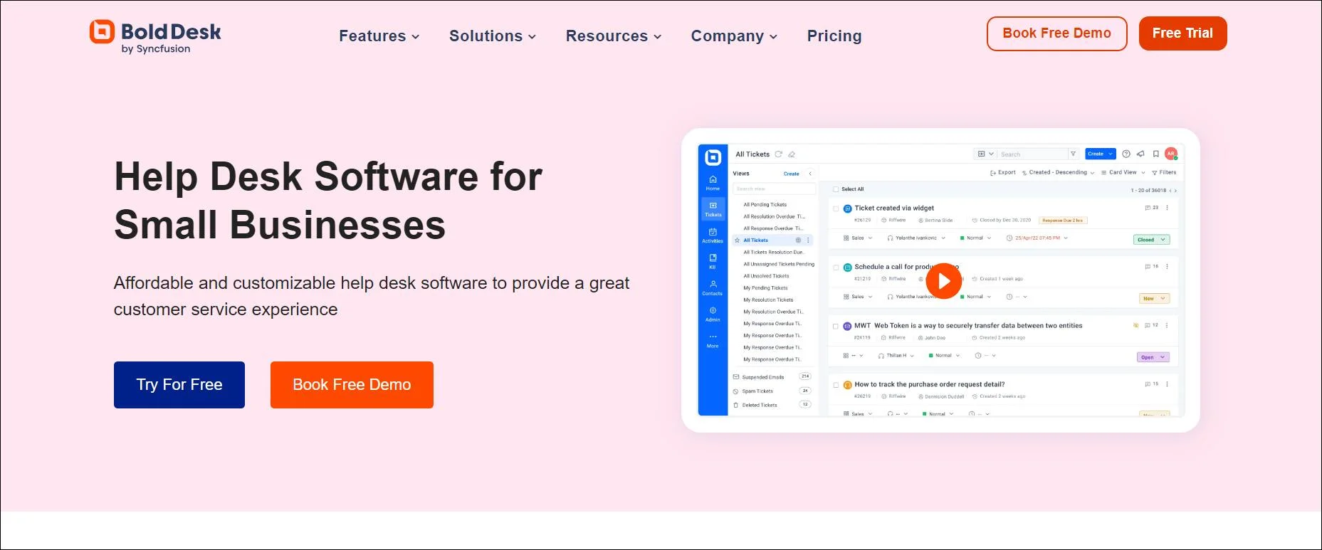 BoldDesk Small Business Tool