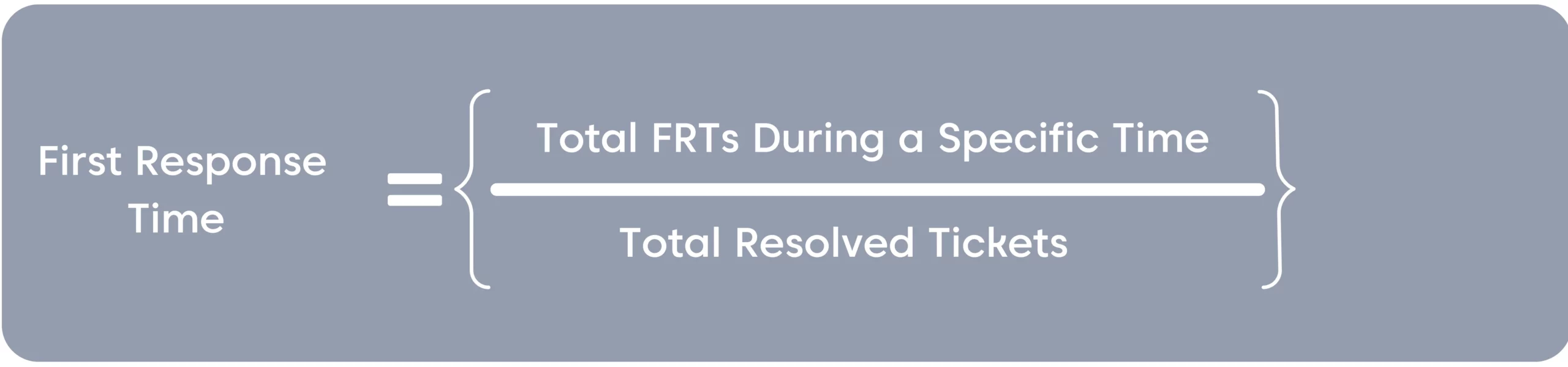 First Response Time