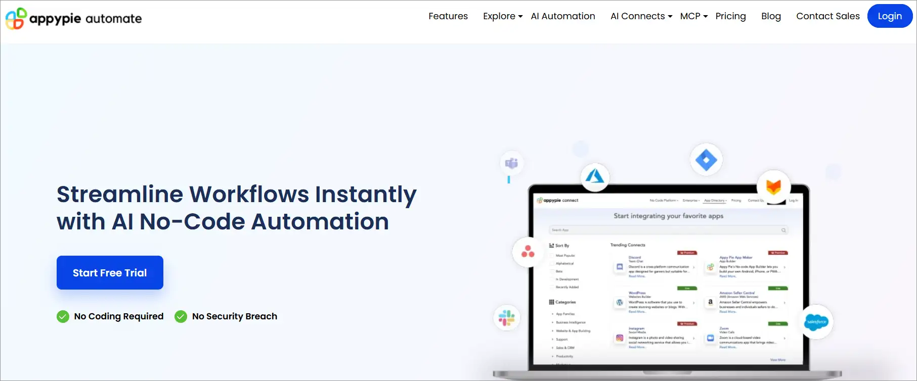 Appy Pie Automate Page
