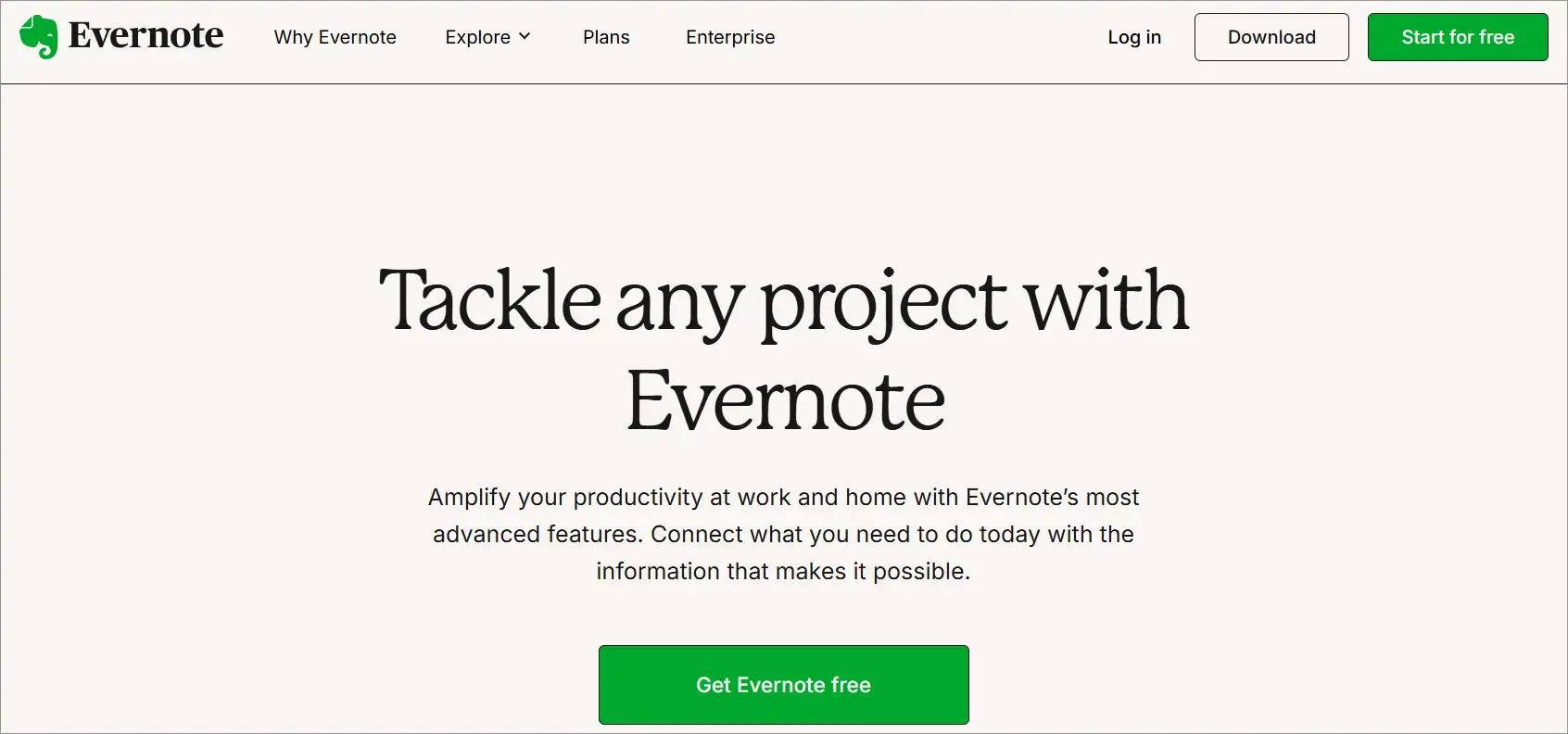 Evernote Productivity App