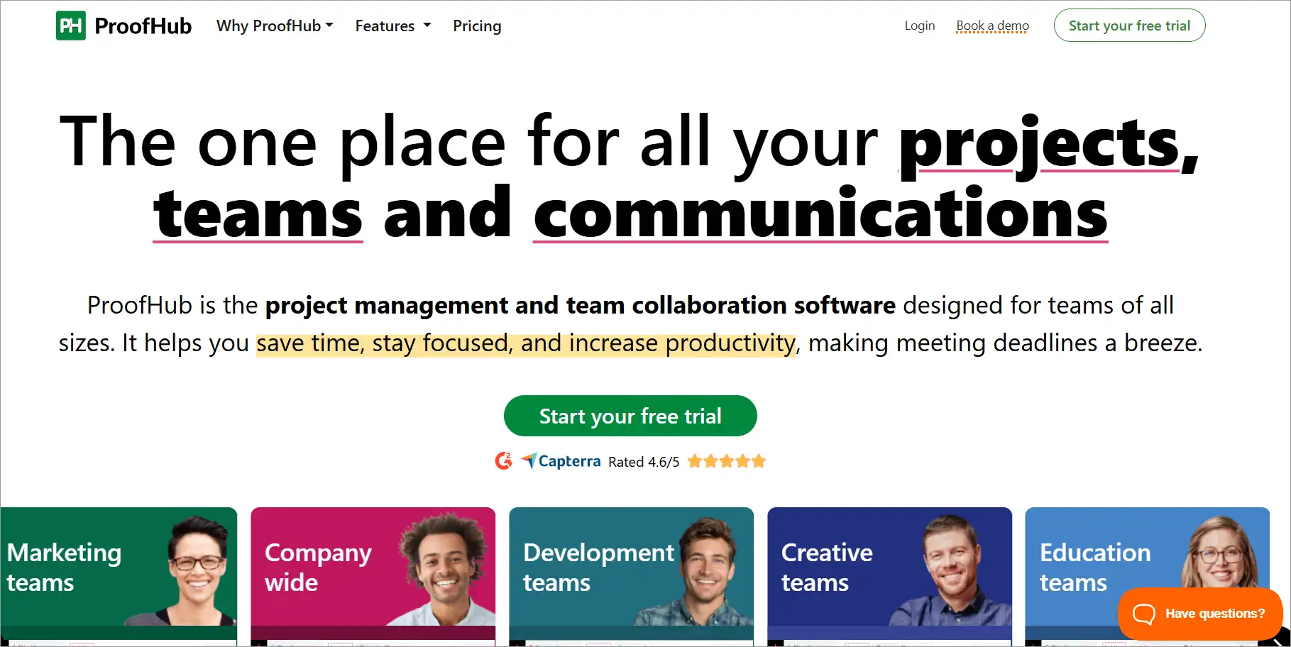 Product management and team collaboration software