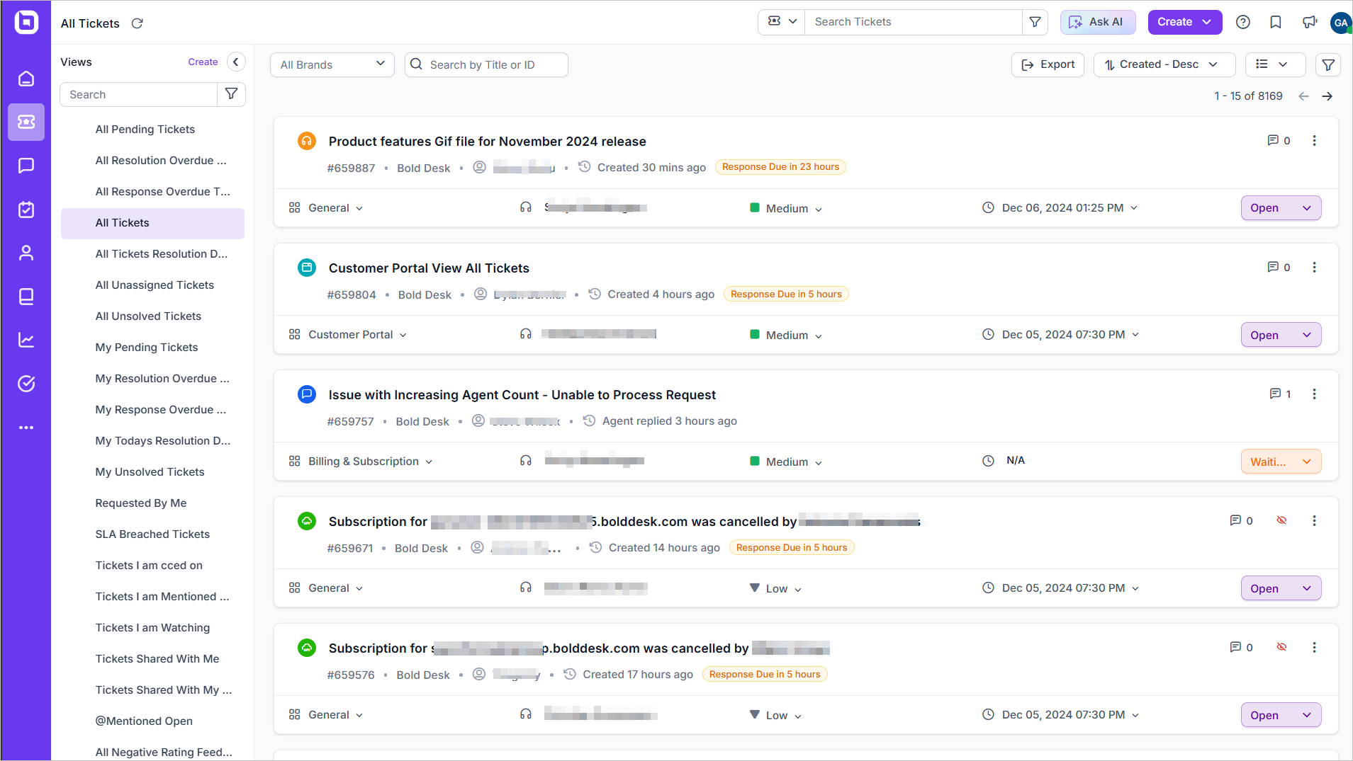BoldDesk Ticketing System