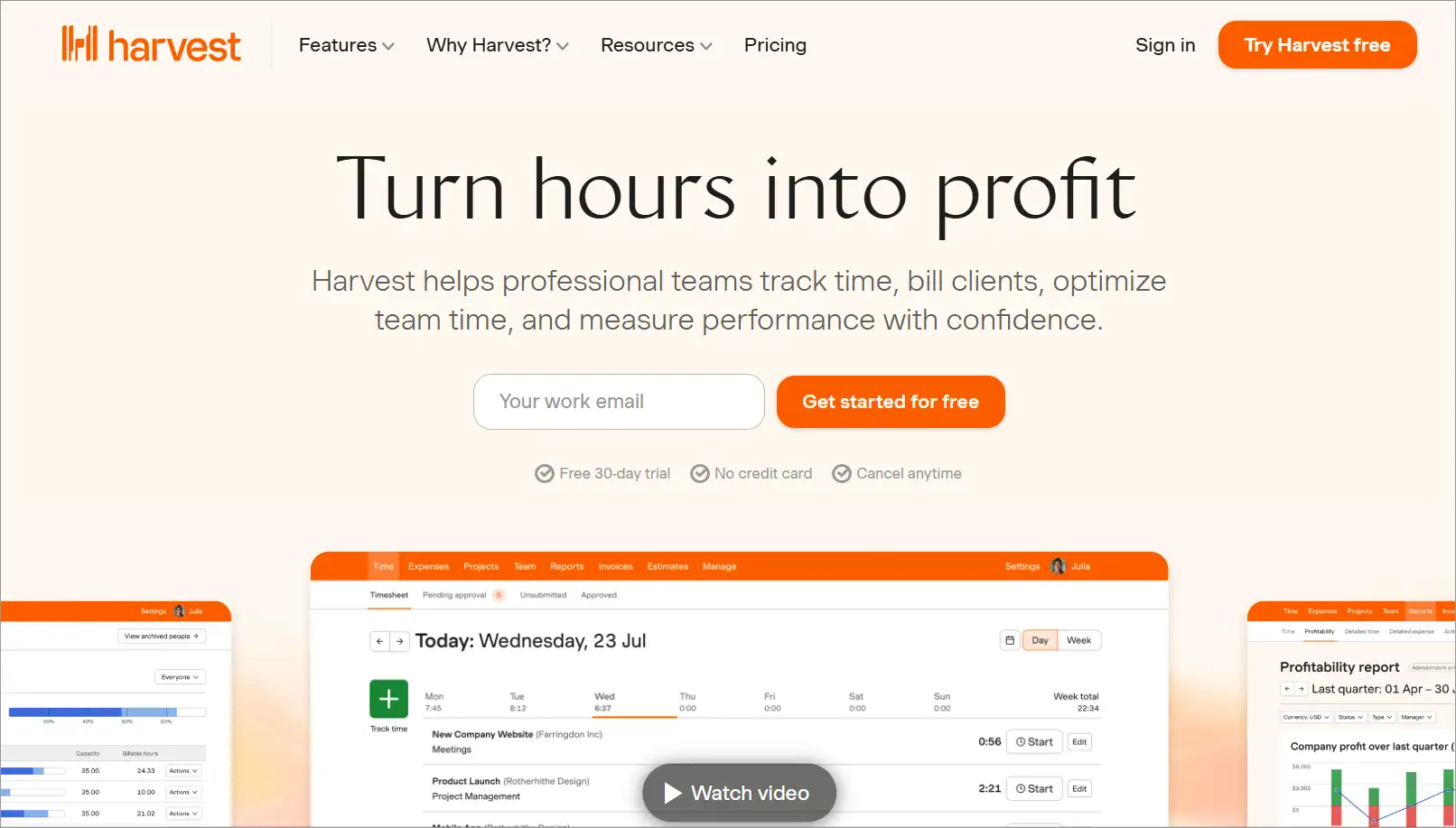 Turn hours into profit