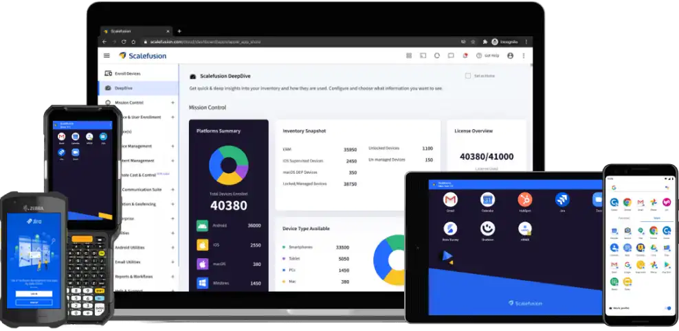 Leading Android MDM solution to secure and manage your device fleet