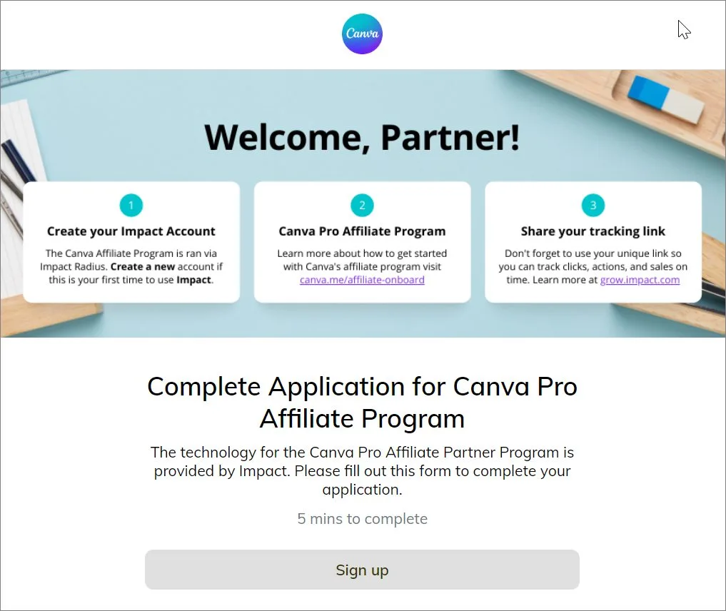 Canva Affiliate Marketing Program
