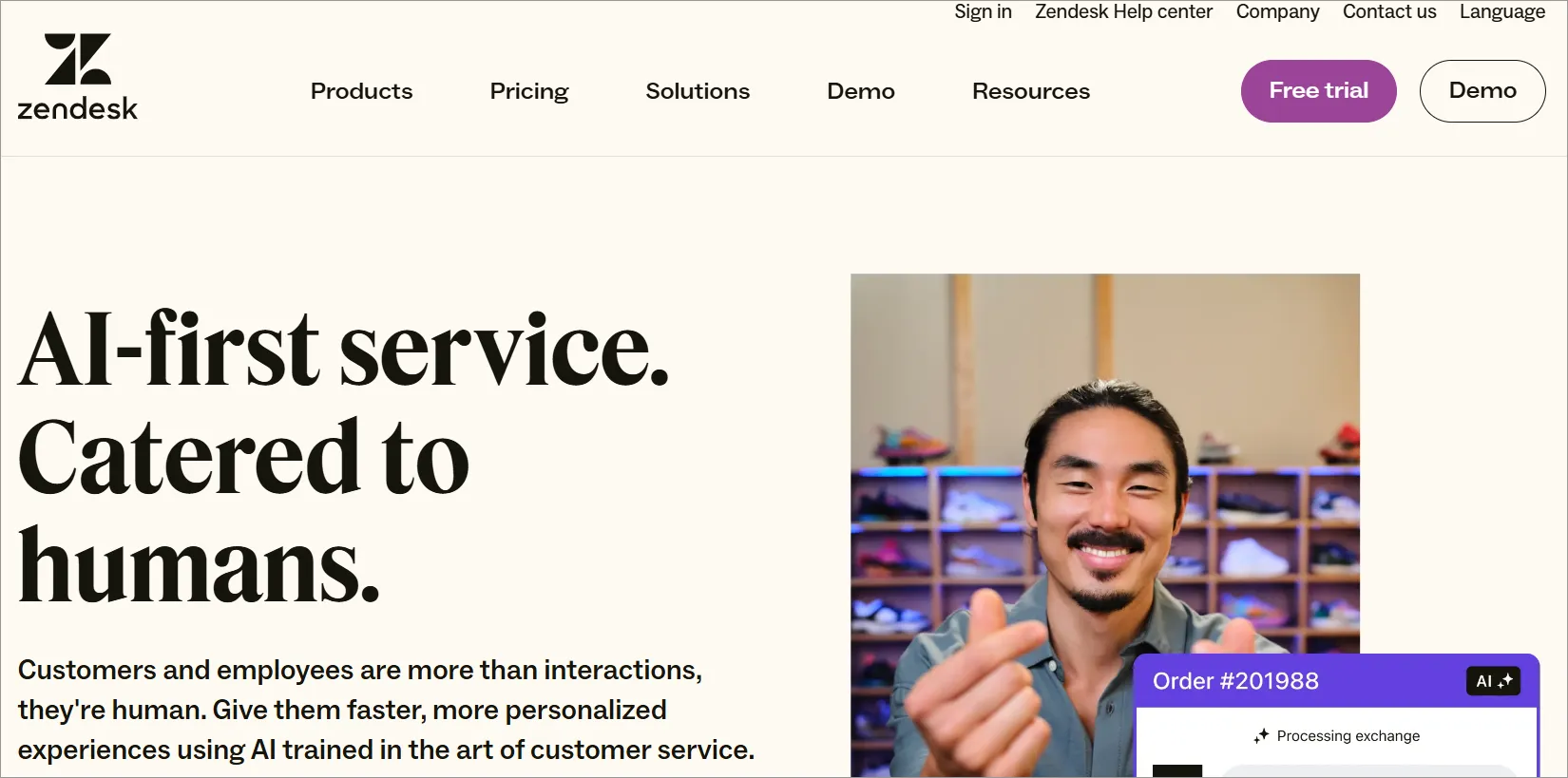 Zendesk platform