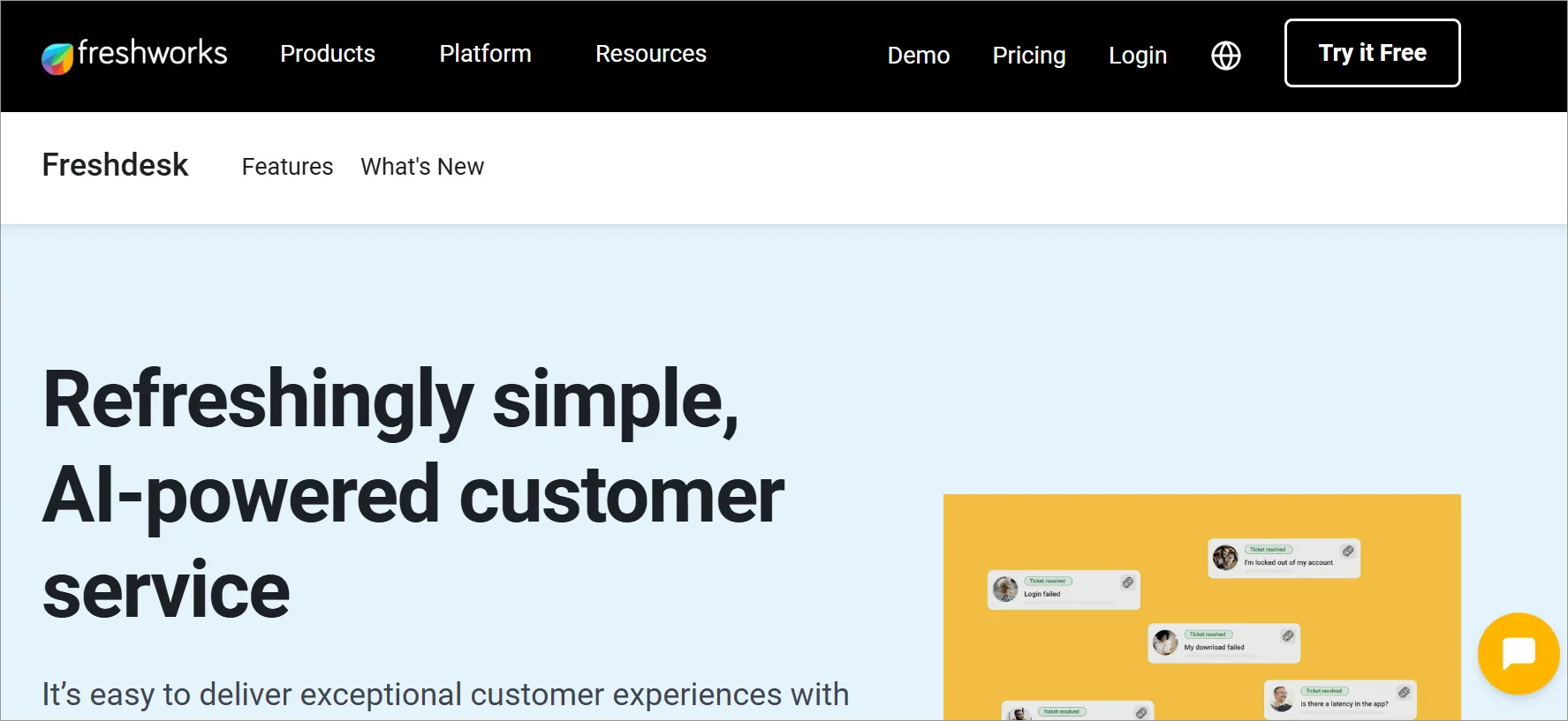 Freshdesk system