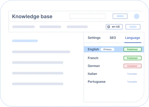 Multilingual Knowledge base