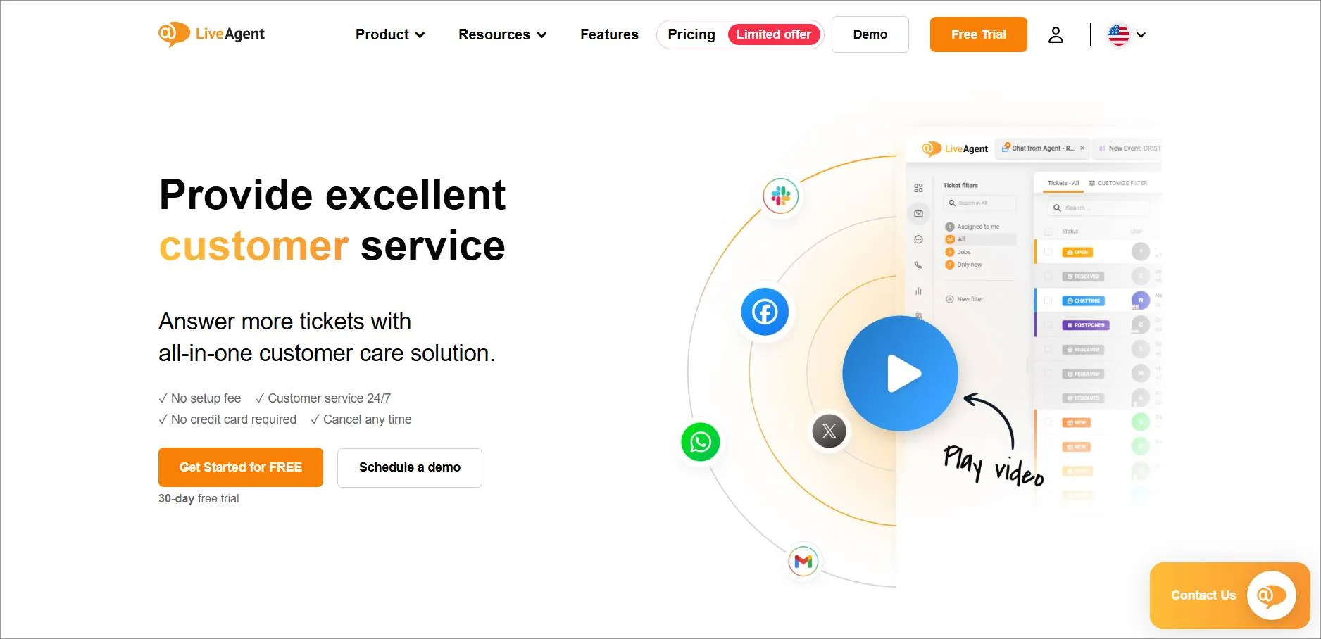 Answer more tickets withall-in-one customer care solution.