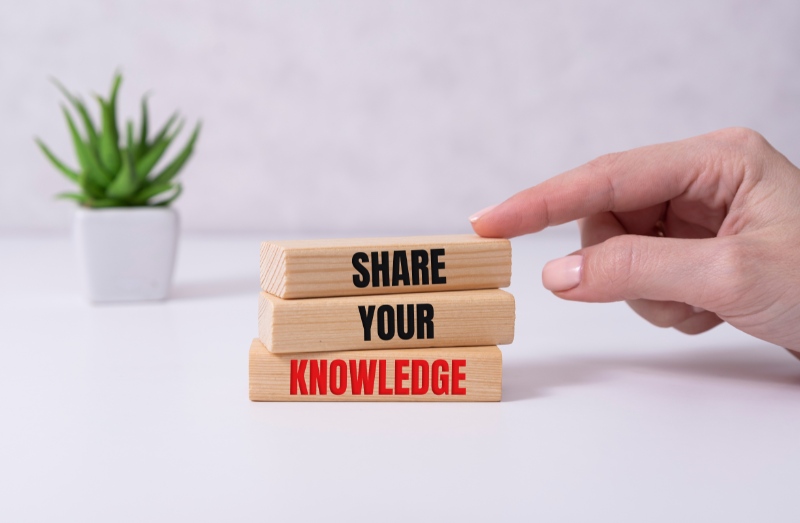 Encourage your staff to share knowledge