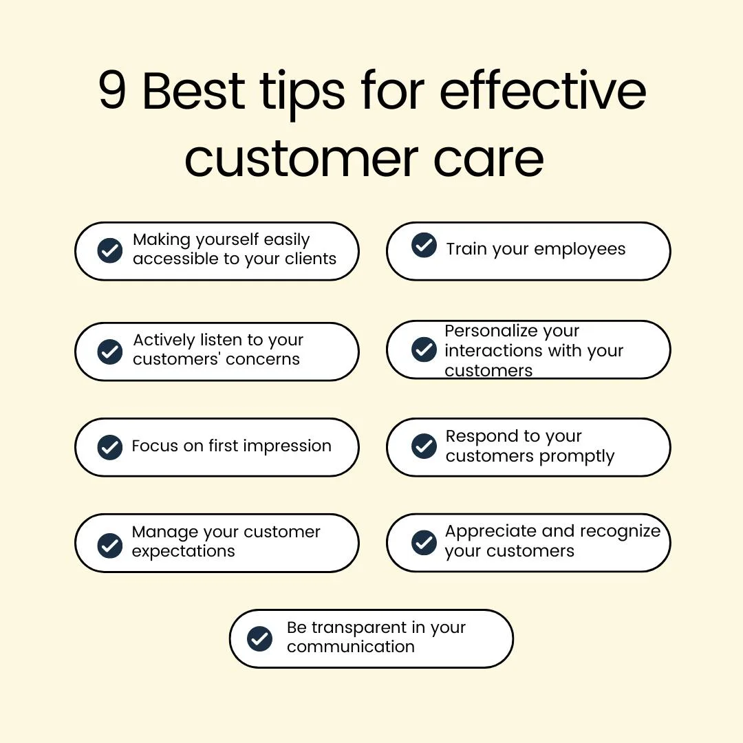 customer care best practices