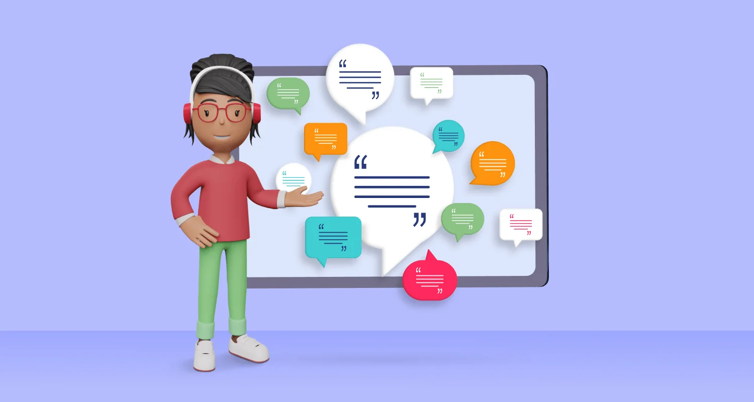 Customer service quotes banner image