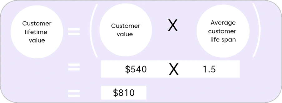 Customer lifetime value examples