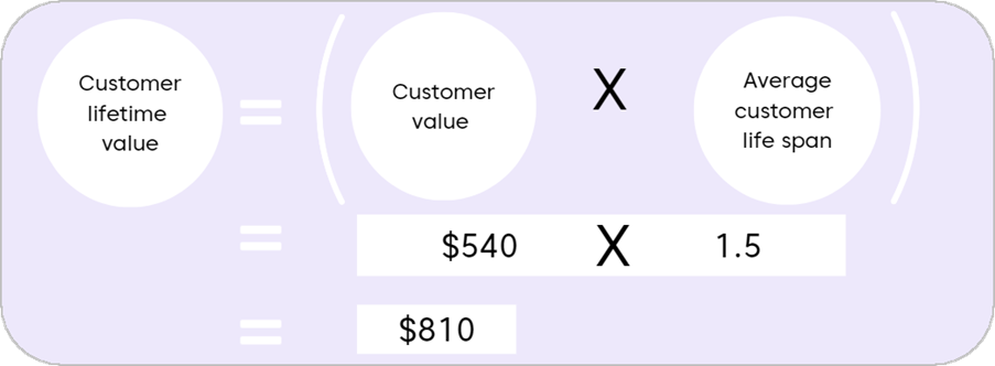 Customer lifetime value examples