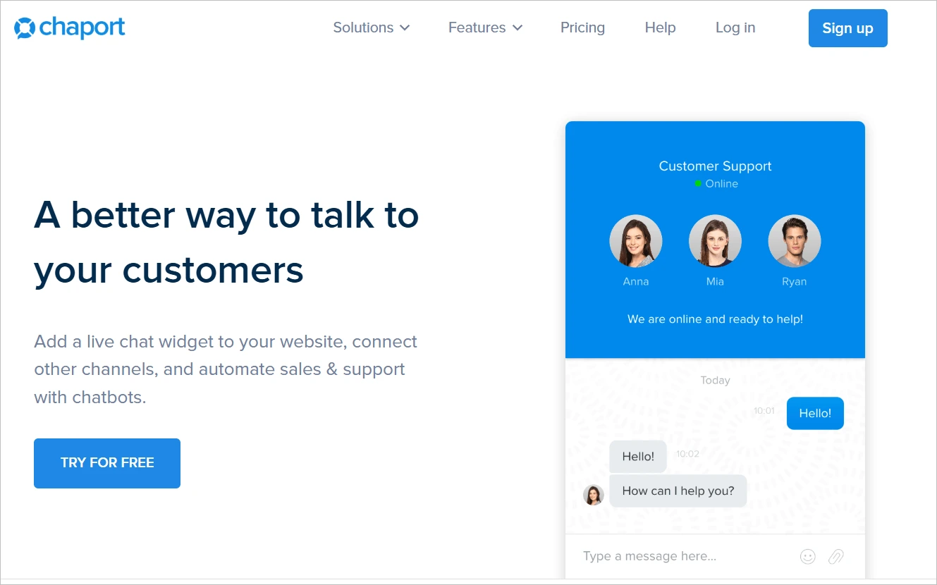 Chaport live chat software