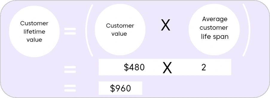 Customer lifetime value examples