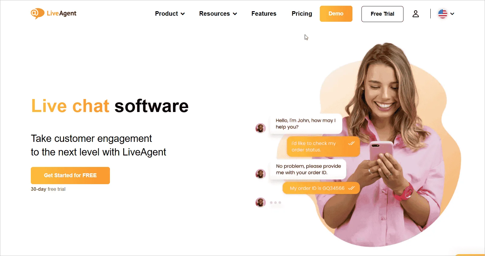 LiveAgent live chat software