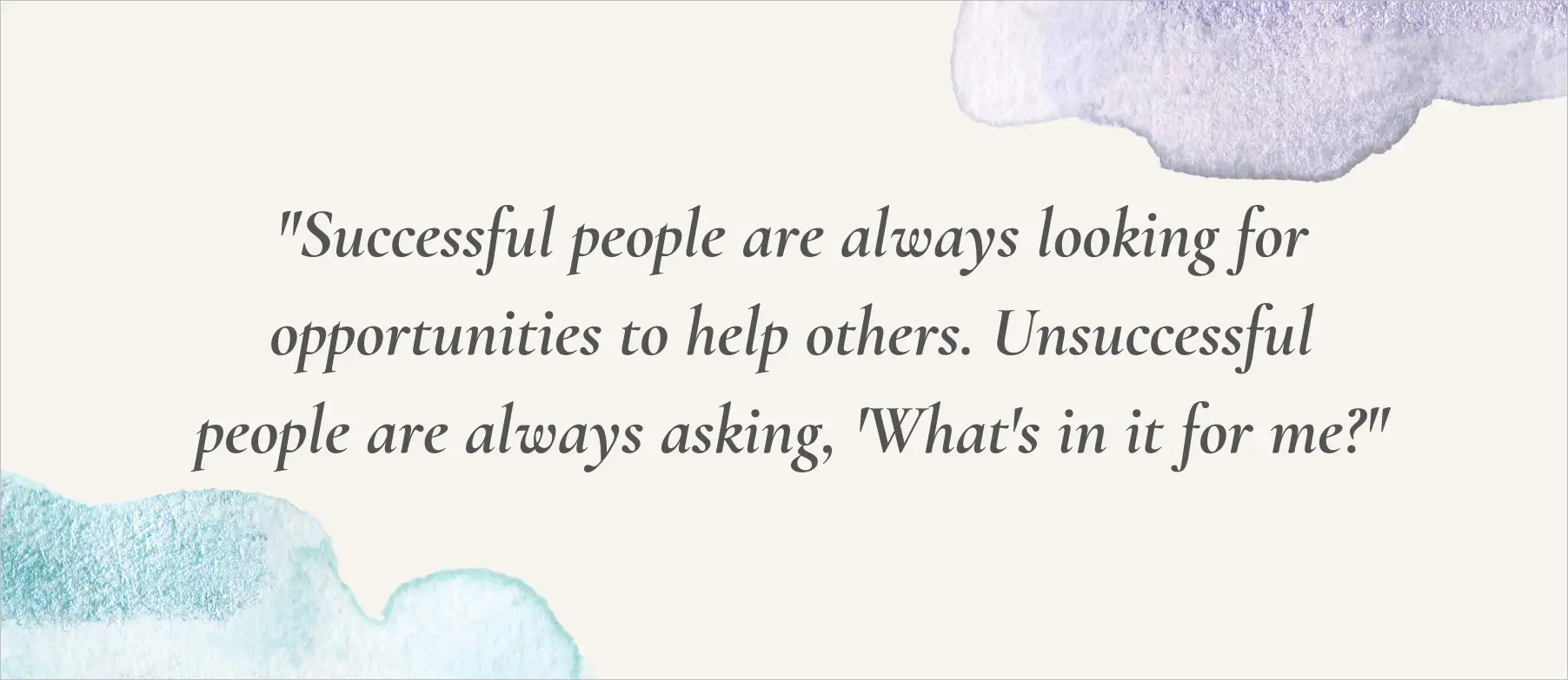 An inspirational customer service quote