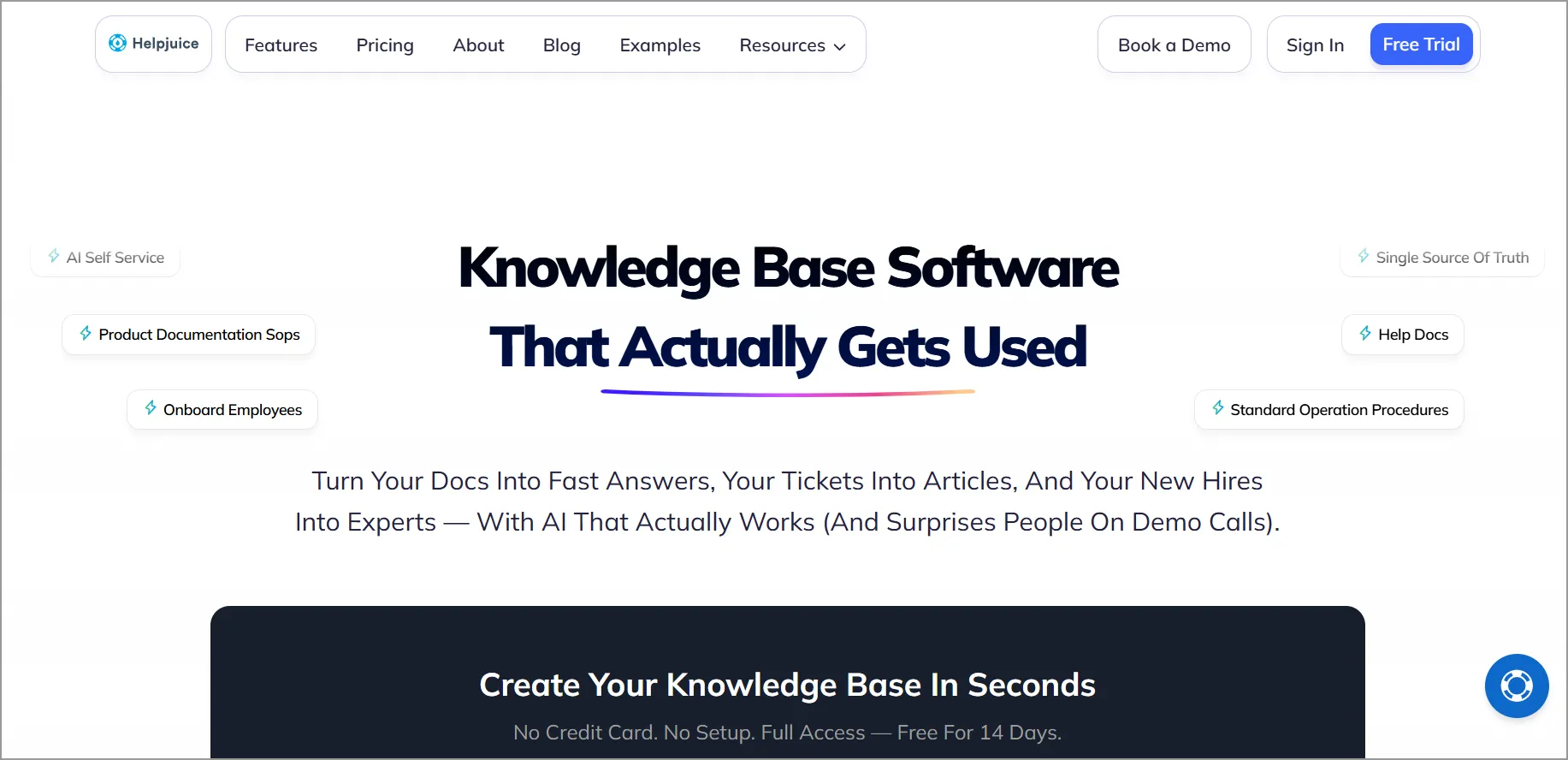 Helpjuice knowledge base system