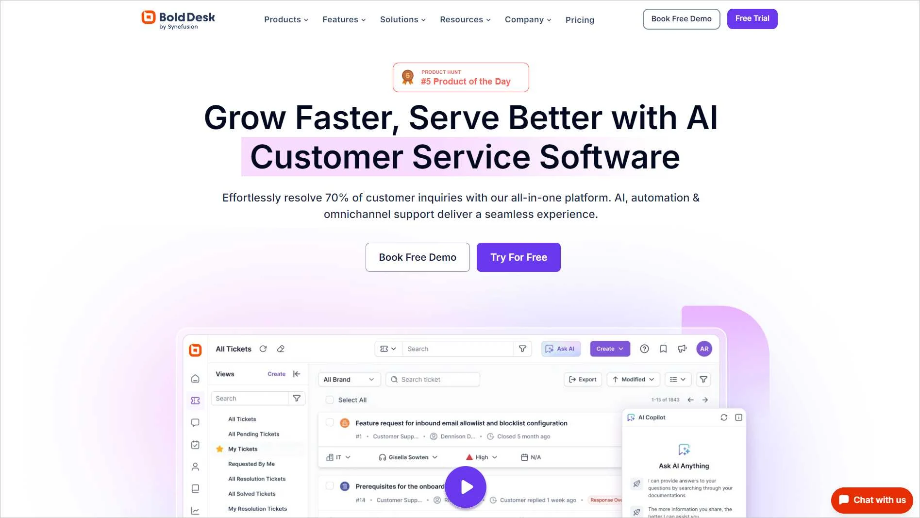 BoldDesk Customer Service Software