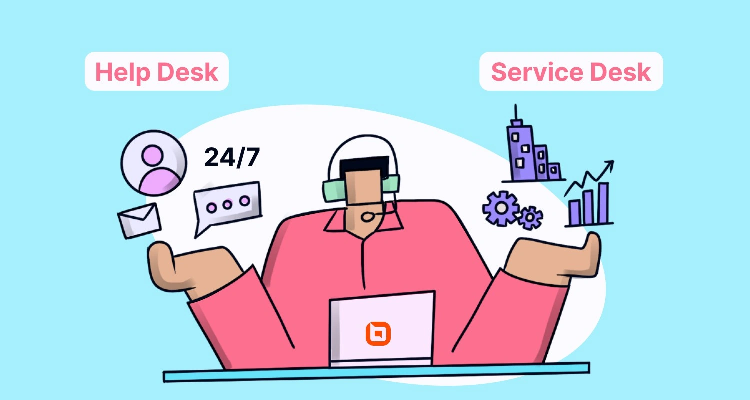 help desk vs service desk