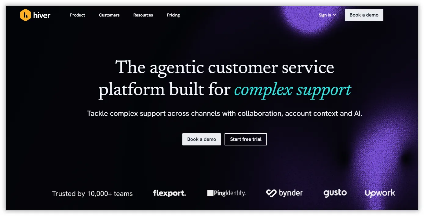 Hiver help desk software