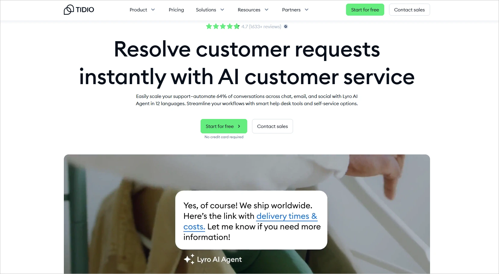 Tidio Customer Service Platform