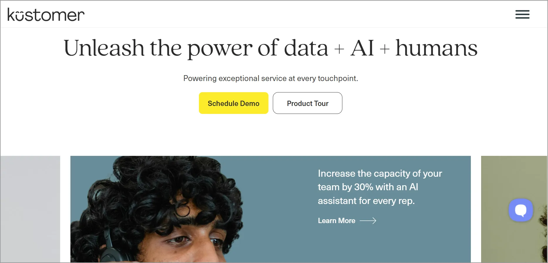Kustomer AI-powered customer service platform
