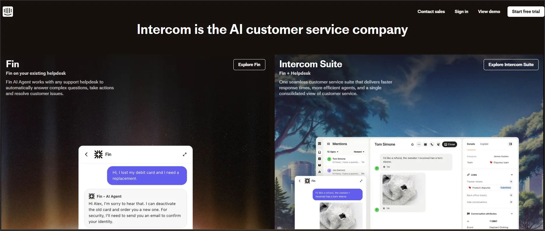Intercom ticketing system