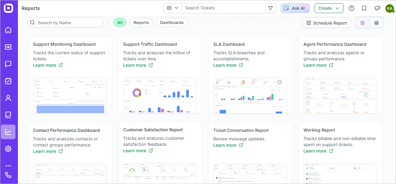 BoldDesk Reporting and Analytics