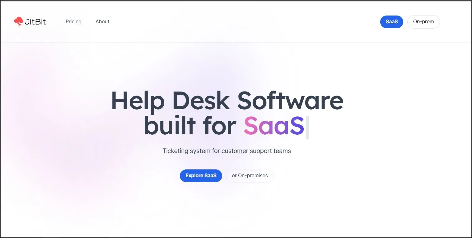 JitBit Help Desk SaaS Software