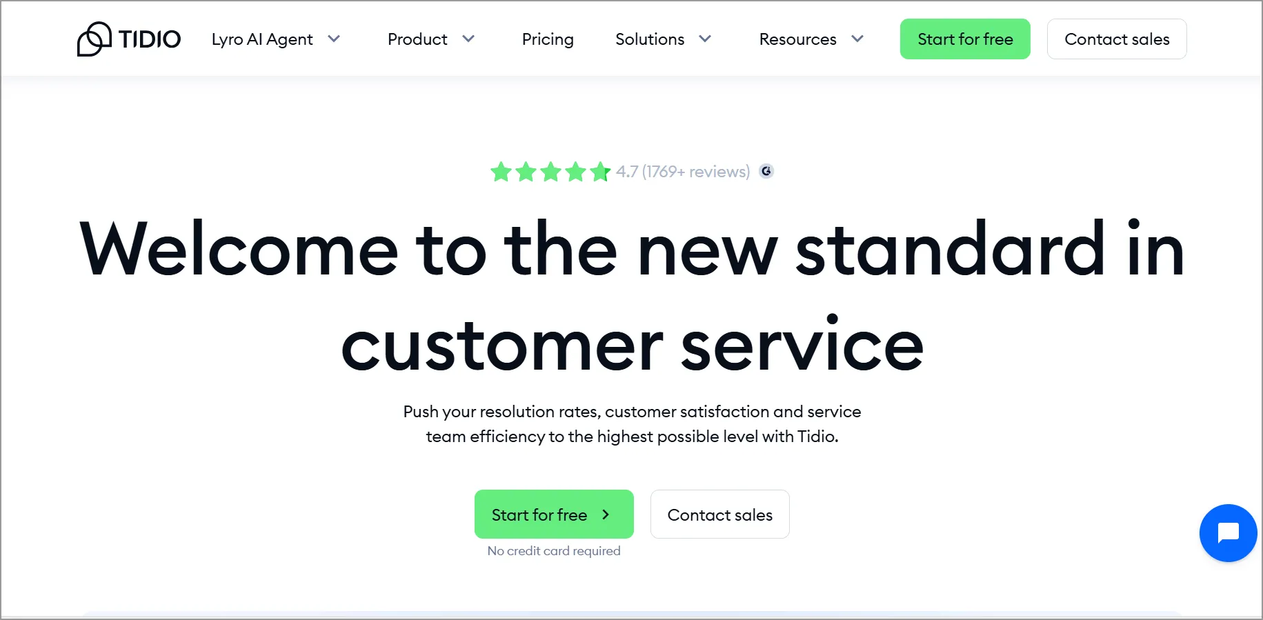 Tidio AI Customer Service Software