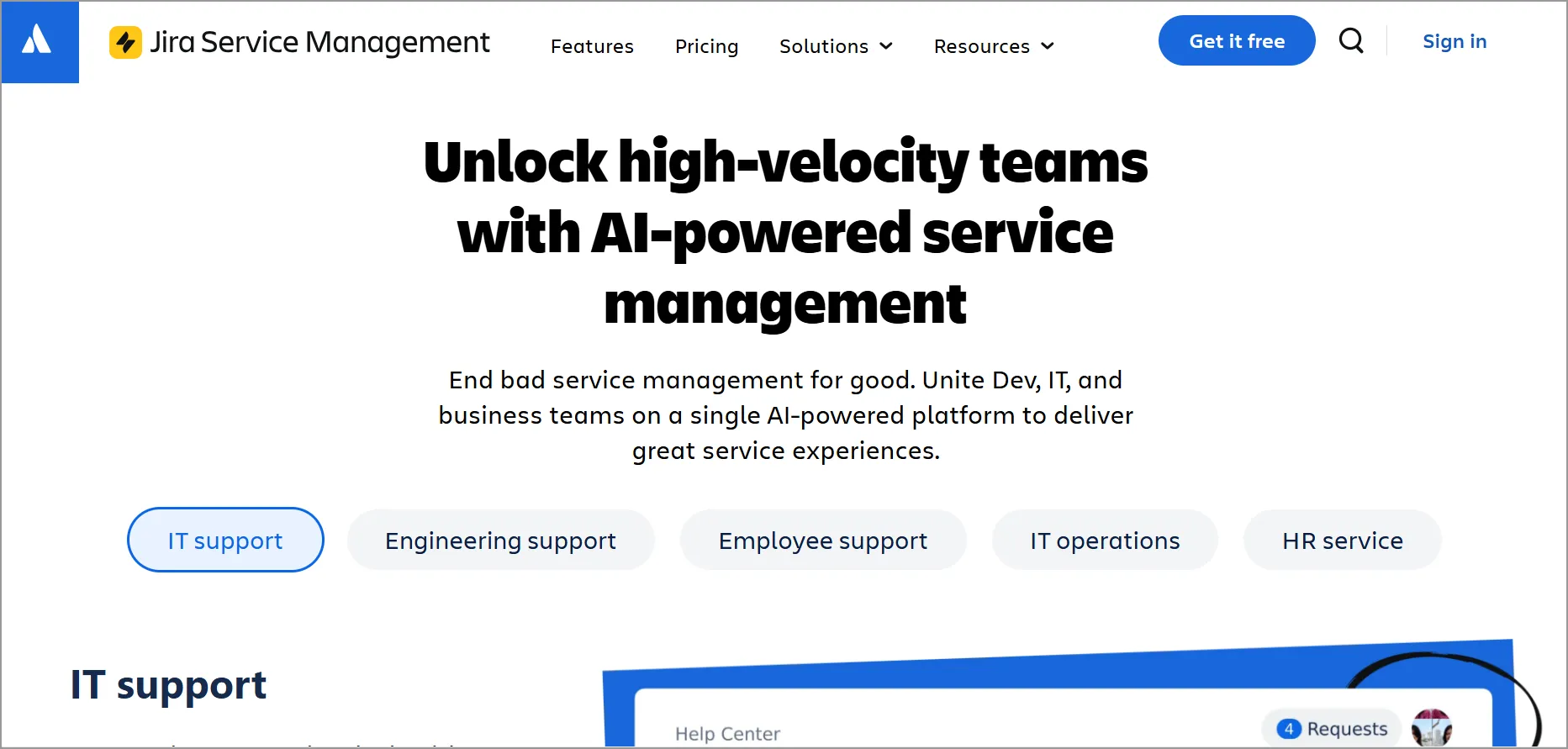 Unlock high-velocity service management