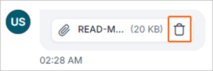 Live chat release: Delete attachments