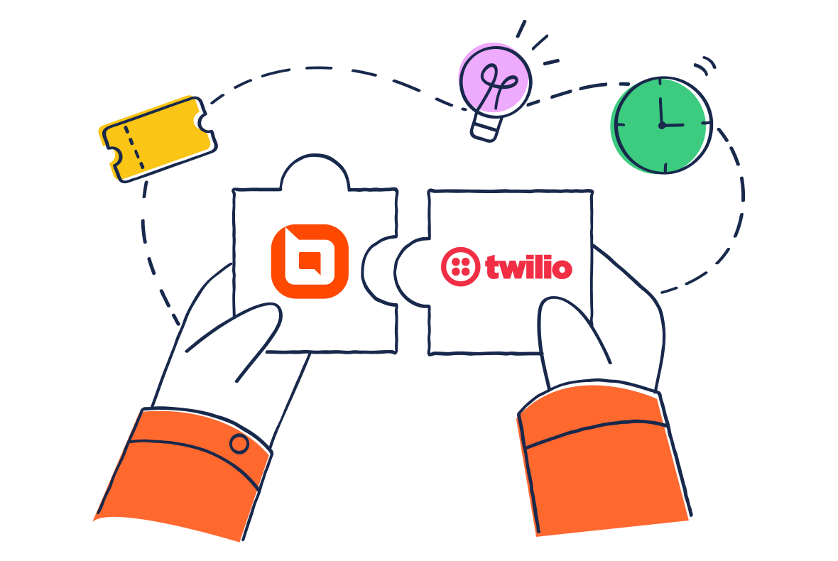 bolddesk sms integration via twilio