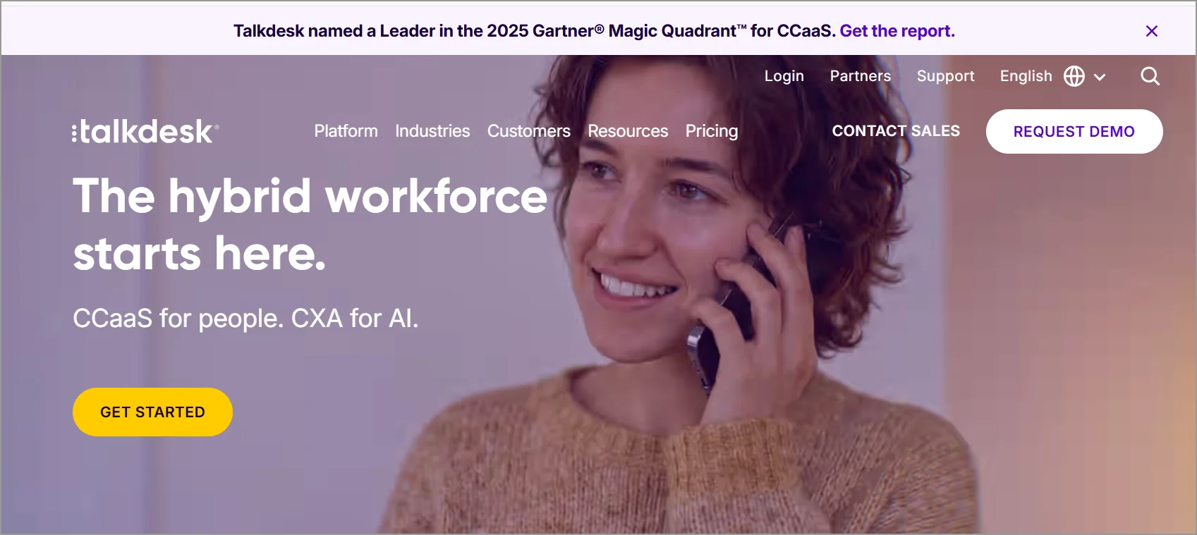 Talkdesk help desk software