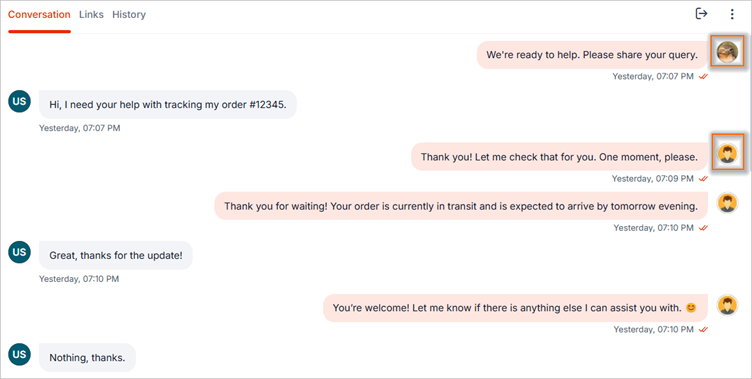 Live chat release: Profile image update