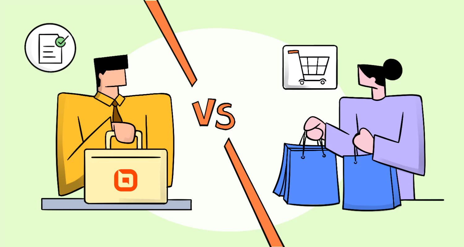 Client vs customer