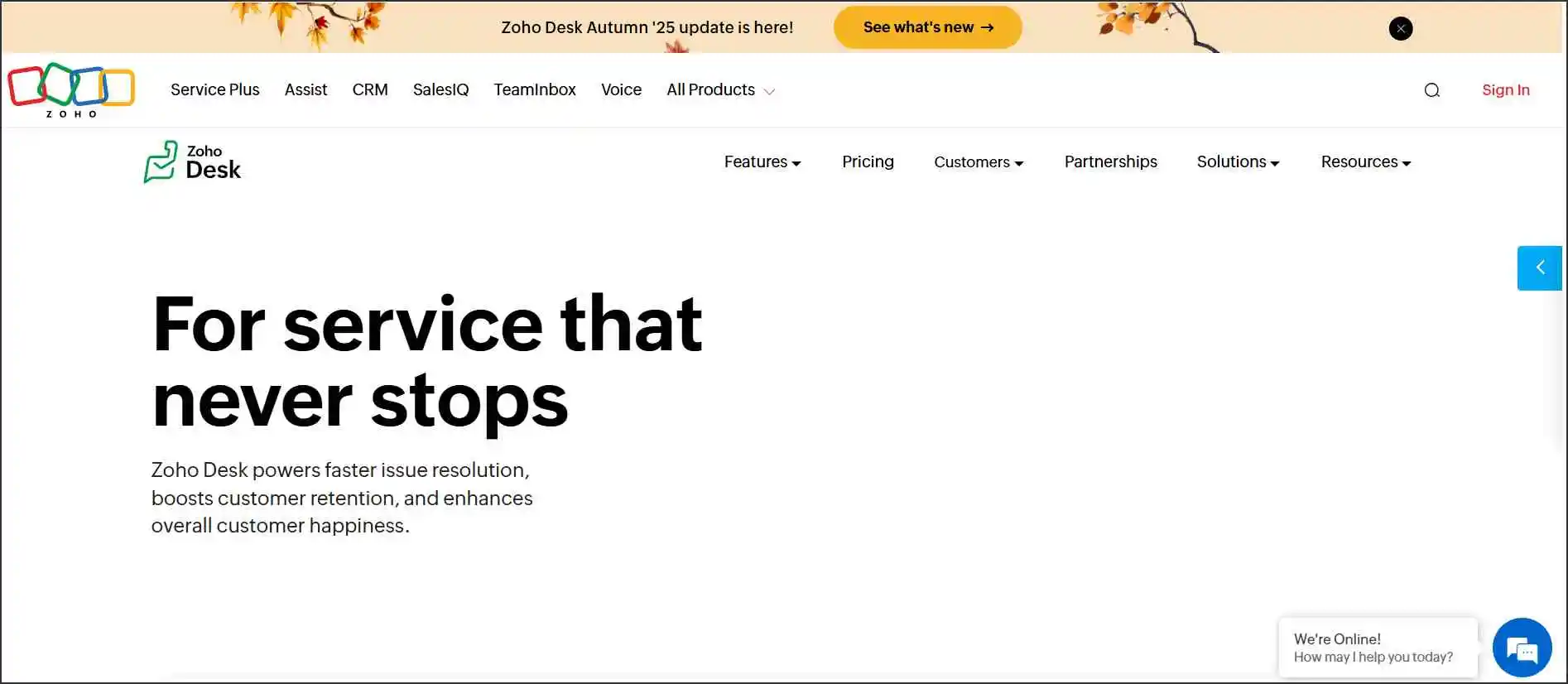 Zoho Desk Help Desk Solution