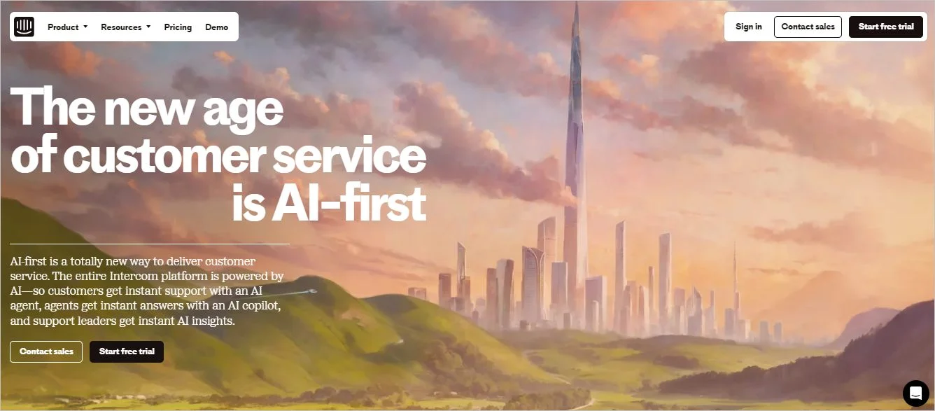 Intercom AI Customer Support Software