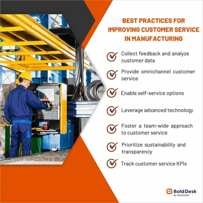 Tips for improving customer service in manufacturing
