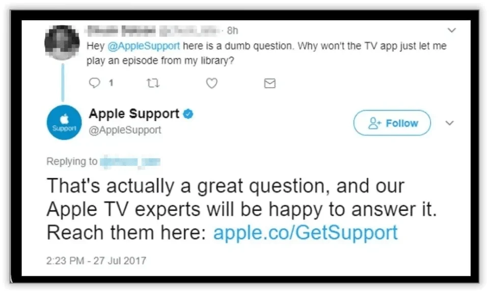 Apple-themed messages shared on social media