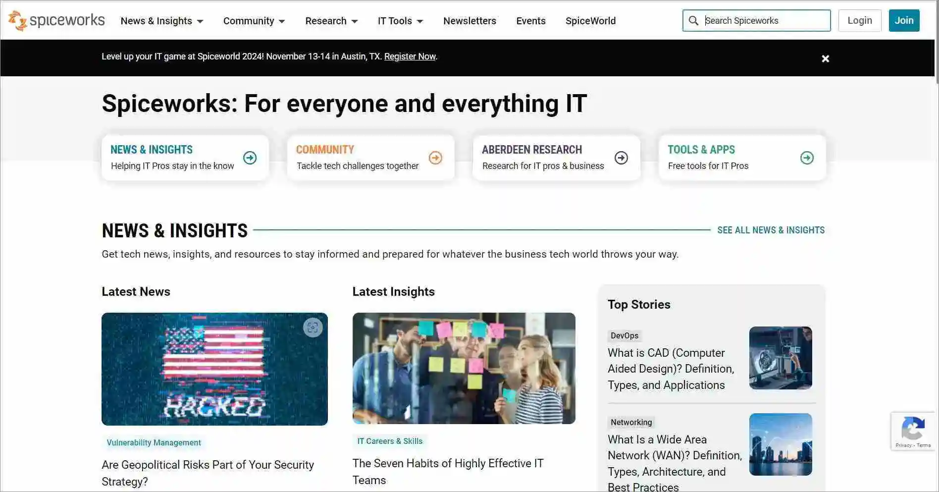 Spiceworks' HR help desk