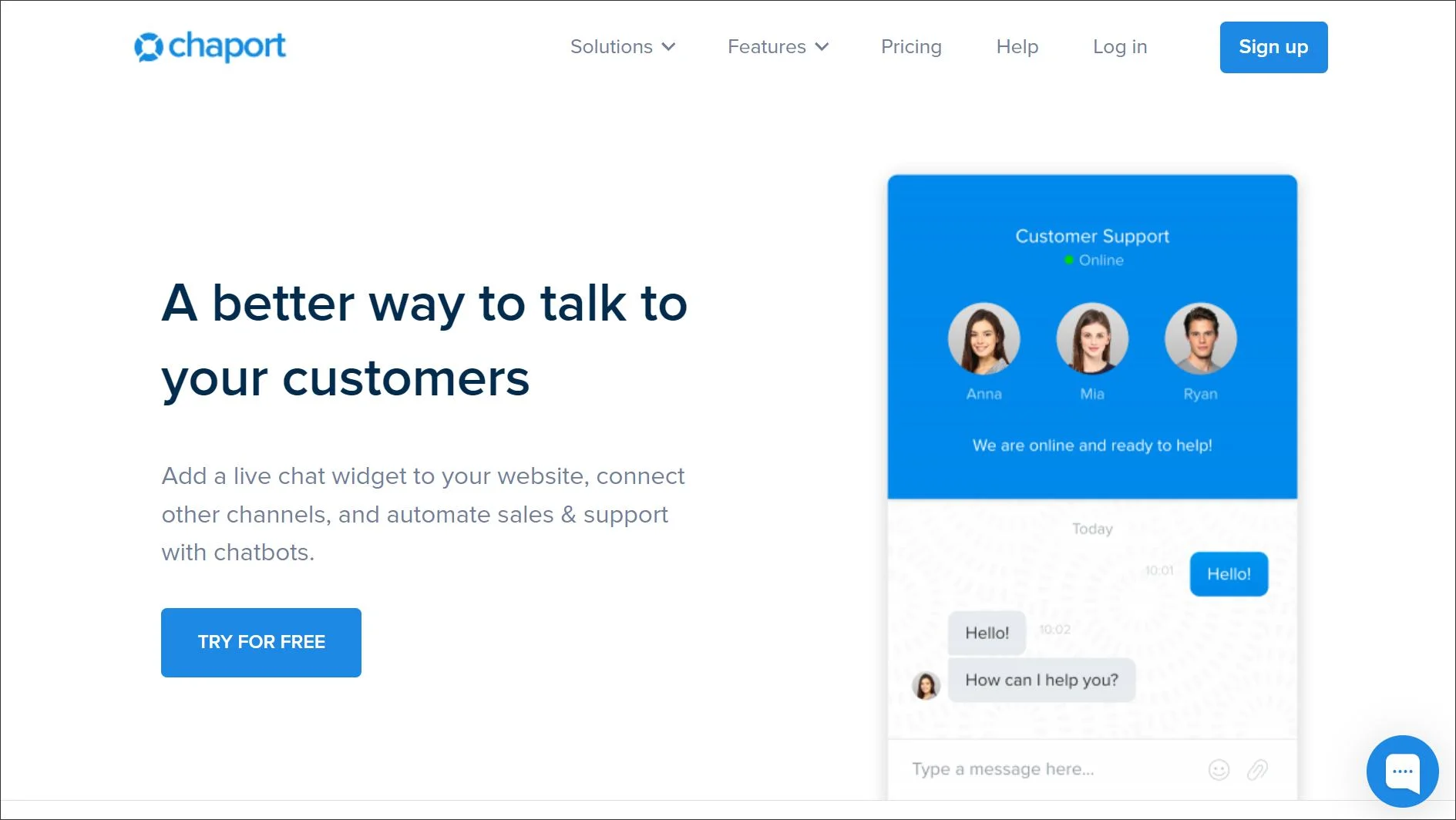 Chaport live chat software