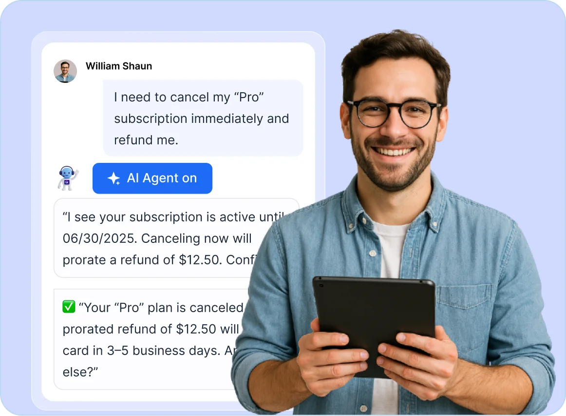 Utilize AI agent for real estate customer service