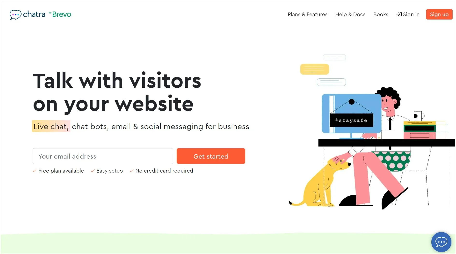 Chatra live chat software