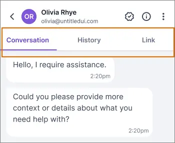 All-in-one conversation view for effortless navigation! 