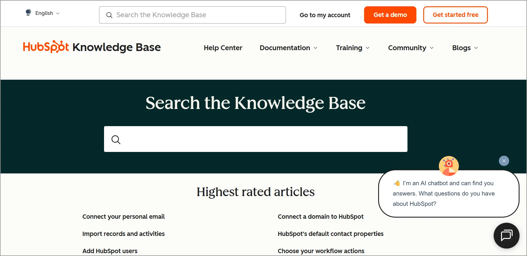 HubSpot SaaS Knowledge Base