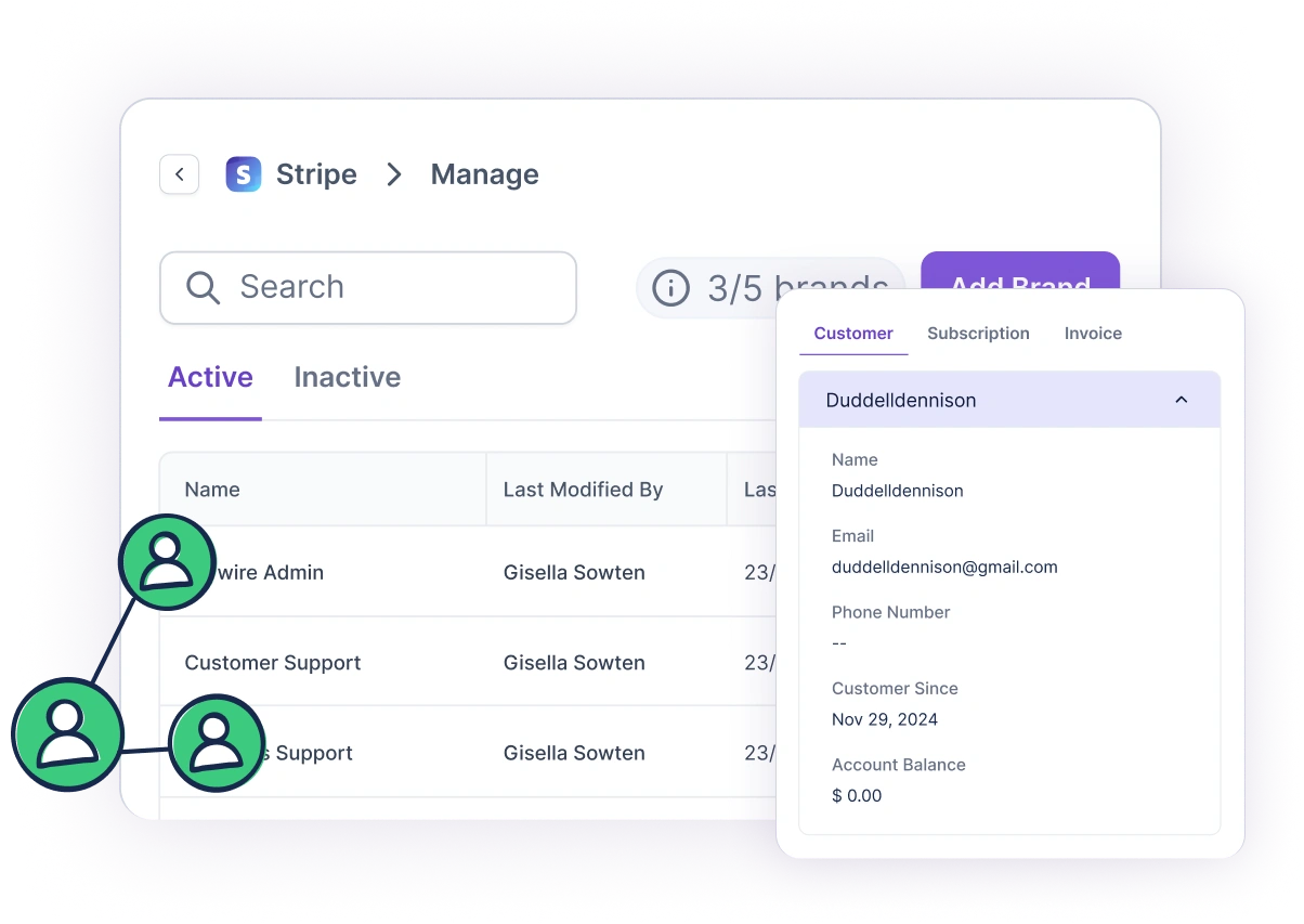 Connect and manage multiple Stripe accounts in BoldDesk.